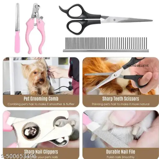Pet (Dog/Cat/Rabbit) All In One Grooming Kit-Trimmer, Clipper