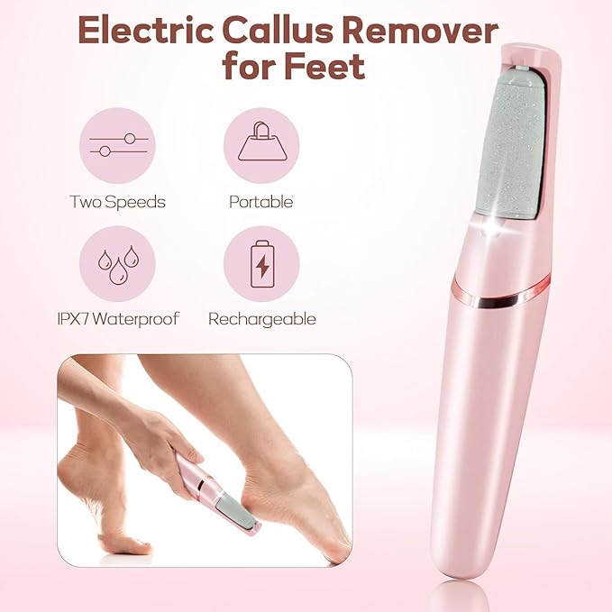 Dead Skin Remover I Callus Remover For Feet I Rechargeable Pedicure Tool