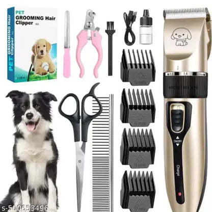 Pet (Dog/Cat/Rabbit) All In One Grooming Kit-Trimmer, Clipper